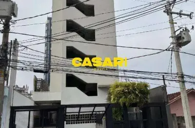 Apartamento com 2 dormitórios à venda, 37 m² - campestre - santo andré/sp