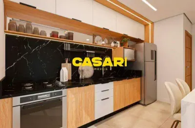 Apartamento com 2 dormitórios à venda, 59 m² - campestre - santo andré/sp