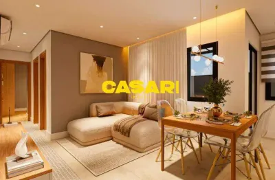 Apartamento com 2 dormitórios à venda, 92 m² - campestre - santo andré/sp