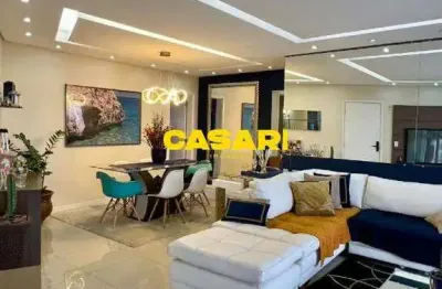 Apartamento alto padrão com 150m², 3 suítes e varanda gourmet – lazer completo no centro de são bernardo