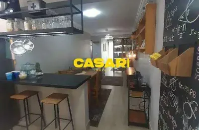 Apartamento com 2 dormitórios à venda, 60 m² - vila leopoldina - santo andré/sp