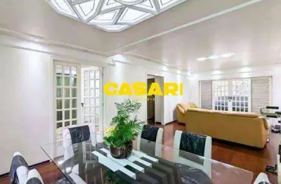 Sobrado com 4 dormitórios à venda, 5000 m² - campestre - santo andré/sp
