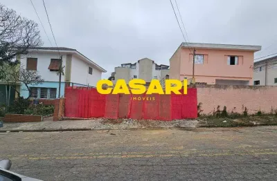 Terreno à venda na Rua Ibiracaba, 207, Vila Assunção, Santo André