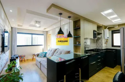 Apartamento com 2 dormitórios à venda, 47 m² jardim jamaica - santo andré/sp