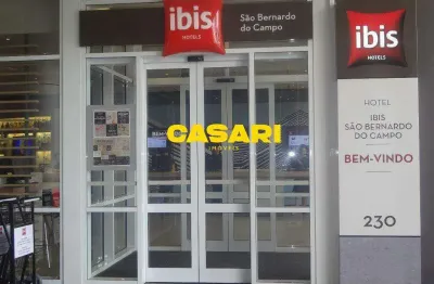 Quarto à venda no hotel ibis são bernardo – integrado ao shopping metrópole