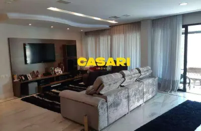 Apartamento com 4 dormitórios à venda, 400 m² por r$ 2.200.000,00 - centro - são bernardo do campo/sp