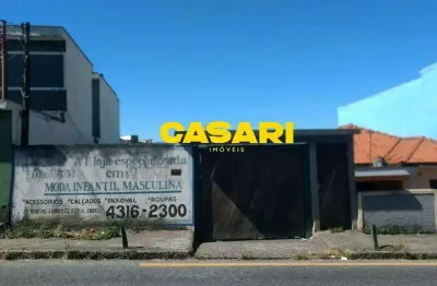 Terreno à venda, 260 m² - jardim santo antônio - santo andré/sp