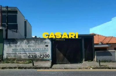 Terreno à venda, 260 m² - jardim santo antônio - santo andré/sp