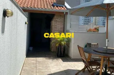 Cobertura à venda na vila valparaíso, santo andré - 2 dormitórios, 87 m² e churrasqueira vila valparaíso - santo andré/sp