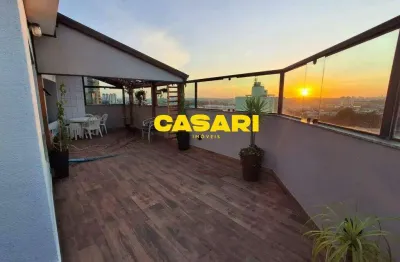 Cobertura com 3 dormitórios à venda, 200 m² - jardim do mar - são bernardo do campo/sp