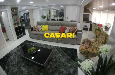 Apartamento com 3 dormitórios à venda, 130 m² - centro - santo andré/sp