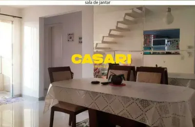 Cobertura com 2 dormitórios à venda, 54 m² - taboão - são bernardo do campo/sp