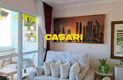 Apartamento com 2 dormitórios à venda, 59 m² - centro - são bernardo do campo/sp