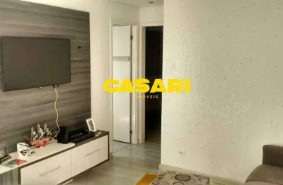 Apartamento com 2 dormitórios à venda, 50 m² - planalto - são bernardo do campo/sp