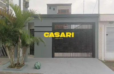 Sobrado com 3 dormitórios à venda, 180 m² - santa maria - santo andré/sp