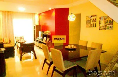 Cobertura com 3 dormitórios à venda, 220 m² - baeta neves, são bernardo do campo/sp