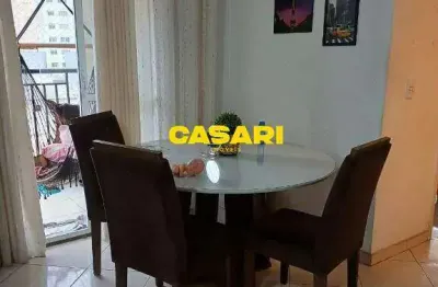 Apartamento com 2 dormitórios à venda, 67 m² - vila valparaíso - santo andré/sp