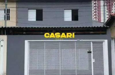 Sobrado com 2 suítes e 2 vagas à venda em vila valparaíso – santo andré/sp