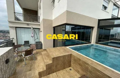 Cobertura duplex com 4 suítes à venda no nova petrópolis – são bernardo do campo/sp, 420 m², luxo e tecnologia