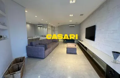 Apartamento alto padrão 4 suítes mobiliado com área gourmet e 4 vagas – são bernardo do campo
