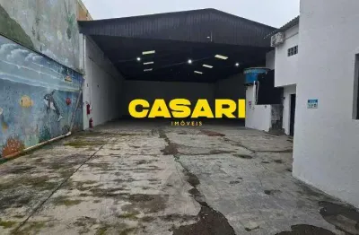 Galpão comercial para locação com 400m² em valparaíso, santo andré/sp
