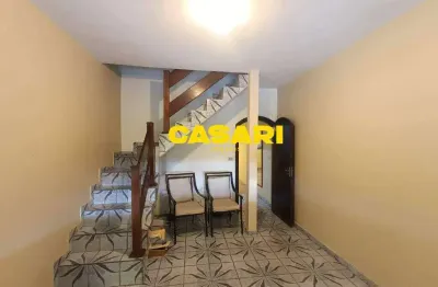 Sobrado com 3 dormitórios para alugar, 184 m² por r$ 3.300,00/mês - jardim las vegas - santo andré/sp