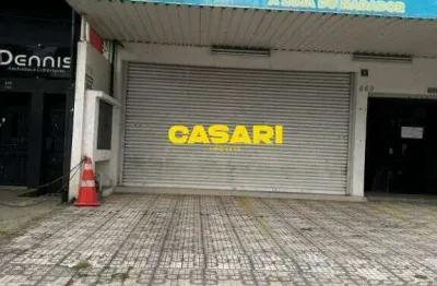 Salão comercial para alugar no planalto – 180 m² com subsolo em são bernardo do campo