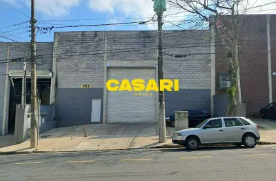 Galpão com 695 m² para alugar na vila lucinda em santo andré – ideal para indústrias
