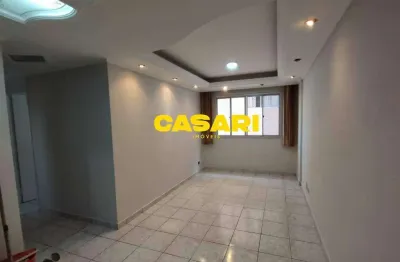Apartamento para alugar com 3 dormitórios na vila palmares, santo andré - 65 m²