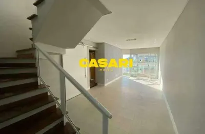 Cobertura duplex para aluguel com 3 dormitórios - centro - são bernardo do campo/sp | 188 m²