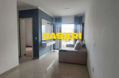 Apartamento com 2 dormitórios para alugar, 45 m² - jardim do mar - são bernardo do campo/sp