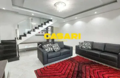 Sobrado com 3 dormitórios à venda, 292 m² - jardim rina - santo andré/sp