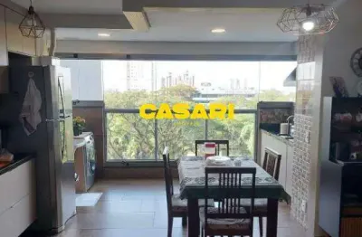 Apartamento com 2 dormitórios à venda, 73 m²- vila assunção - santo andré/sp