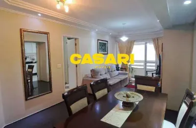 Apartamento à venda em santo andré 3 dormitórios, suíte, varanda gourmet em condomínio com lazer! 110 metros