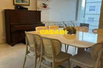 Apartamento com 3 dormitórios à venda, 122 m² - centro - santo andré/sp