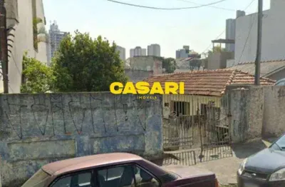 Terreno à venda na Rua Andaraí, 235, Vila Scarpelli, Santo André