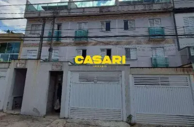 Apartamento com 2 dormitórios à venda, 42 m²- vila vitória - santo andré/sp