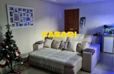 Cobertura com 2 dormitórios à venda, 107 m² - vila tibiriçá - santo andré/sp