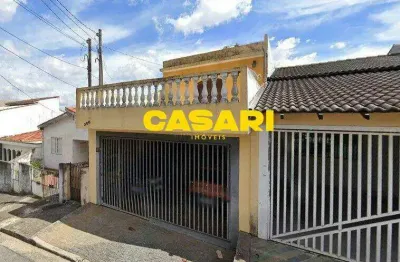 Sobrado com 3 dormitórios à venda, 204 m² - vila camilópolis - santo andré/sp