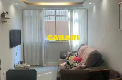 Apartamento com 3 dormitórios à venda, 70 m² - vila caminho do mar - são bernardo do campo/sp