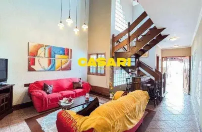 Sobrado com 3 dormitórios, 338 m² - venda por r$ 2.800.000,00 ou aluguel por r$ 20.642,00/mês - campestre - santo andré/sp