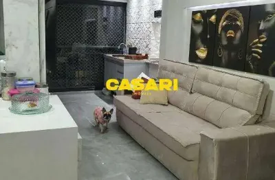 Apartamento com 3 dormitórios à venda, 74 m² - campestre - santo andré/sp