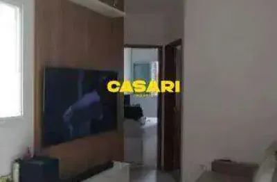 Cobertura com 2 dormitórios à venda, 82 m² - vila scarpelli - santo andré/sp