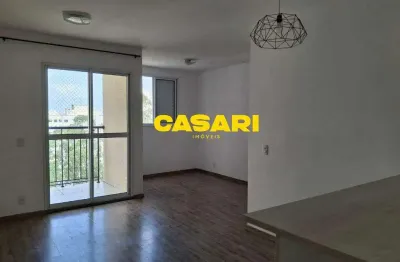 Apartamento com 3 dormitórios à venda, 59 m²- planalto - são bernardo do campo/sp