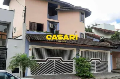 Sobrado com 5 dormitórios à venda, 561 m² - parque dos pássaros - são bernardo do campo/sp