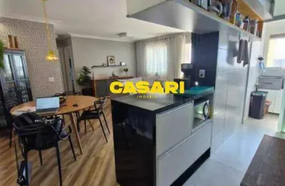 Apartamento com 2 dormitórios à venda, 93 m² - vila valparaíso - santo andré/sp