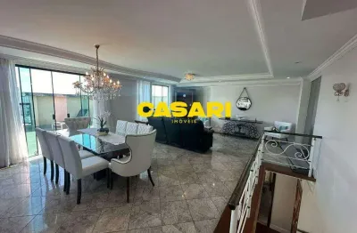 Cobertura com 3 dormitórios à venda, 286 m²- baeta neves - são bernardo do campo/sp