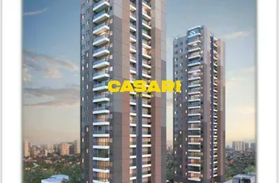 Apartamento com 3 dormitórios à venda, 87 m²- jardim - santo andré/sp