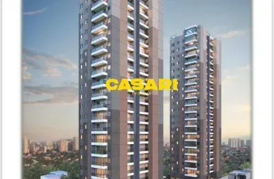 Apartamento com 3 dormitórios à venda, 87 m² - jardim - santo andré/sp