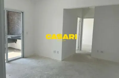 Apartamento com 2 dormitórios à venda, 55 m² - campestre - santo andré/sp